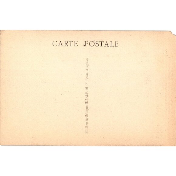 Vintage Avignon Postcard Rue Pittoreque Teinturiers French Waterwheel Scene - Picture 2 of 2